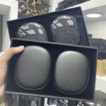 Earphone Sleeves Head-mounted Protective Cover 3K Carbon Fiber Forged Fiber