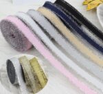 Gift Packaging Wedding Rib Gold And Silver Color Fringe With Bowknot Decorative Baking Ribbon Multicolor