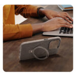 Creative All-match Suede Bracket Phone Case - Image 3