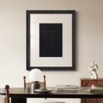 Black And White Lines High-end Abstract Paintingfor Hanging Retro Decorative Painting - Image 2