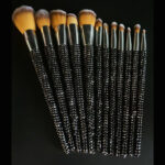 Diamond 12 Gems Makeup Beauty Tool Loose Powder Brush Repairing Concealer Brush - Image 7