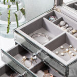 High-end Exquisite Large-capacity Multi-layer Glass Jewelry Storage Box - Image 4