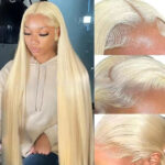 12-40Inch 613 Blonde Straight Human Hair Wigs DIY Colors - Image 5