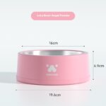 Pet Stainless Steel Anti-tumble Drinking Dog Food Rice Basin - Image 10