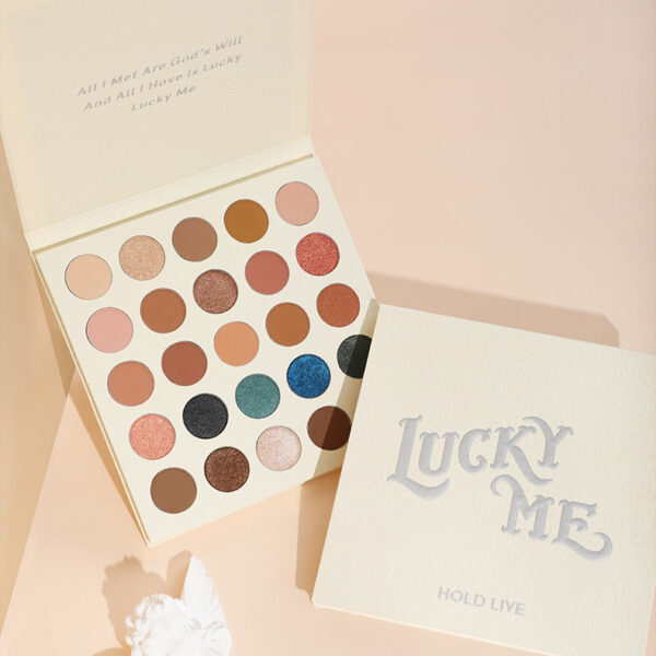 Cream Eye Ling 25 Color Eyeshadow Beads Matte Earth Milk Tea Large Pan Eyeshadow Palette