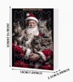 Cute Christmas Advent Cat Countdown Acrylic Calendar - Image 6
