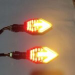 Arrow-shaped LED Motorcycle 12v Electric Vehicle Modification Direction Signal Lamp Arrow Turn Signal - Image 7