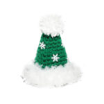 Pet Christmas Hat Hand Woven - Image 3