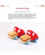 Tooth Grinding And Sound Making Plush Car Dog Toy - Image 8