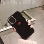 Autumn and winter small love warm plush phone case - Image 4