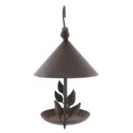 American made old wrought iron bird feeder - Image 2
