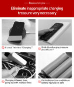 Small square wireless fast charge mobile power LED digital display portable 10000mAh - Image 9