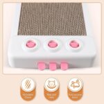 Cat Scratcher Toy Interactive Whack A Mole Cat Toy  Cardboard Cat Scratcher Cat Scratching Board Cat Scratching Pad For Indoor Cats Cat Enrichment Toys - Image 6