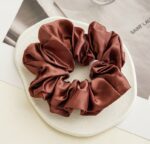 Satin Cloth Large Intestine Circle Hair Tie Set Solid Color - Image 8