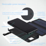 Detachable multi-chip solar mobile power supply folding type - Image 3