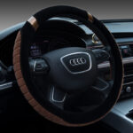Steering wheel short plush car handle - Image 4
