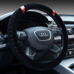 Steering wheel short plush car handle - Image 3