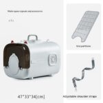 Cat Bag Outdoor Portable Space Capsule Large Capacity Pet Flight Case Portable Anti-stress Dog Check-in Suitcase - Image 8