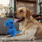 Dinosaur Squeaky Dog Toy Grunting Dinosaur Dog Toy That Oinks Grunts For Small Medium Large Dogs Squeaker Chew Training Puppy - Image 6