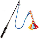 The New Pet Dog Teaser Rod Bite Pull Cotton Rope Toy Pet Interactive Training Toy - Image 6