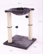 Integrated Cat Scratching Pillar Toy With Nest - Image 5