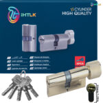 1 Piece Of European Standard Size, 70mm Length Knob Lock Cylinder, Lock Cylinder With 5 Keys, Suitable For Anti-Theft Doors, Office Doors, Stainless Steel Doors, Indoor Doors - Image 7
