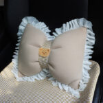 Pure Cotton Cartoon Car Breathable One-piece Linen Fabric Seat Cushion - Image 5