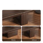 Computer Monitor Heightening Frame Office Desktop Shelf Shelving Solid Wood Storage Bracket - Image 2