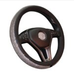 Car steering wheel handle set Four seasons universal really cute feminine cartoon leather anti-slip handle - Image 5