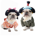 Japanese Kimono Dog Warrior Costume - Image 3