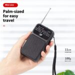 Radio Dual Power Supply With Flashlight FMAM Pointer Pocket Portable - Image 4