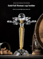 European-style Gold Crystal Glass Red Wine Goblet Suit - Image 8