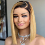New Ombre Straight Human Hair Short Bob - Image 3