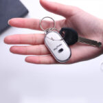 New LED whistle control induction key ring Elderly key finder Multi-function key anti-lost device - Image 2