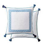 Blue And White Porcelain New Chinese Style Living Room Office Sofa Cushion Cover - Image 4