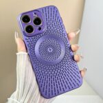 Phone Case Breathable Heat Dissipation Network Shell Magnetic Charging Skin Feeling Protective Cover - Image 8
