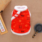 Dog Clothes Winter Thicken Warm Tang Suit - Image 3