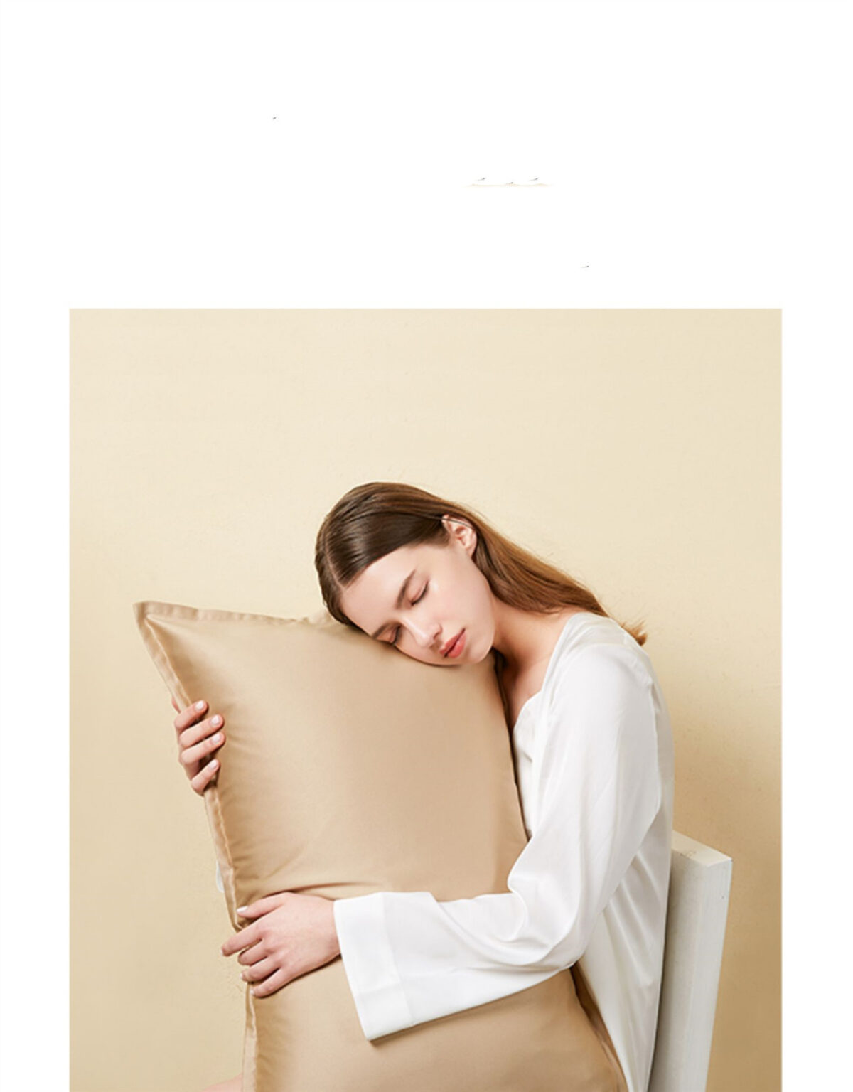 Copper ion beauty pillowcase solid color pillow set - Image 4