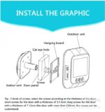 2.4 Inch Security Smart Doorbell Peephole Camera Electronic Cat Eye - Image 3