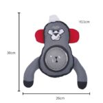 Missing Food Dog Toy Gorilla Sound Paper Sound Resistant To Biting Teeth Puzzle Interactive Pet Products - Image 2