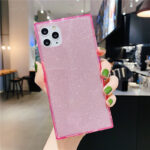 Glitter Square Fluorescent Silicone Phone Case - Image 8