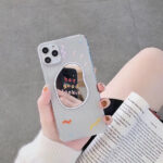 Transparent graffiti mirror phone case - Image 3