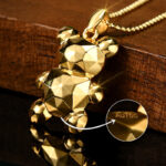 Women's Golden Bear Pendant - Image 3