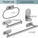 Single Bar Towel Rack Bathroom Hook Bathroom Pendant - Image 8