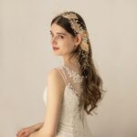Headdress  Heavy Industry Crystal Leaf Headband - Image 2
