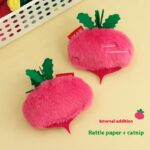 Radish Cucumber Cat Ringing Paper Toy Simulation Vegetable Bite-resistant - Image 2