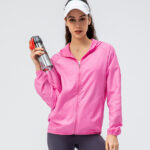 Women's Outdoor Sports Skin Trench Coat Waterproof Windproof Lightweight Breathable Quick-drying - Image 9