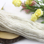 Spring Summer Fine Hand-knitted Primary Color Silk And Cotton Wool - Image 3