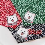 Tang Grass Pattern Lace Triangle Pet Scarf - Image 8