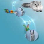 Upgrade Cat Interactive Ball Toy Automatic Rolling Ball Faux Tail Rechargeable Smart Pet Electric Toy Laser Pointer Cat Accessor - Image 3